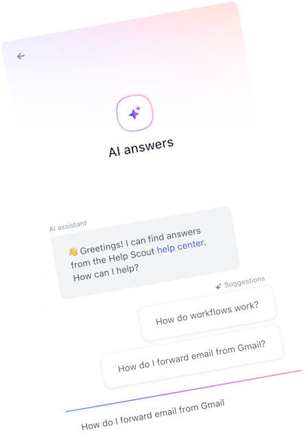 Product screenshot: AI Answers